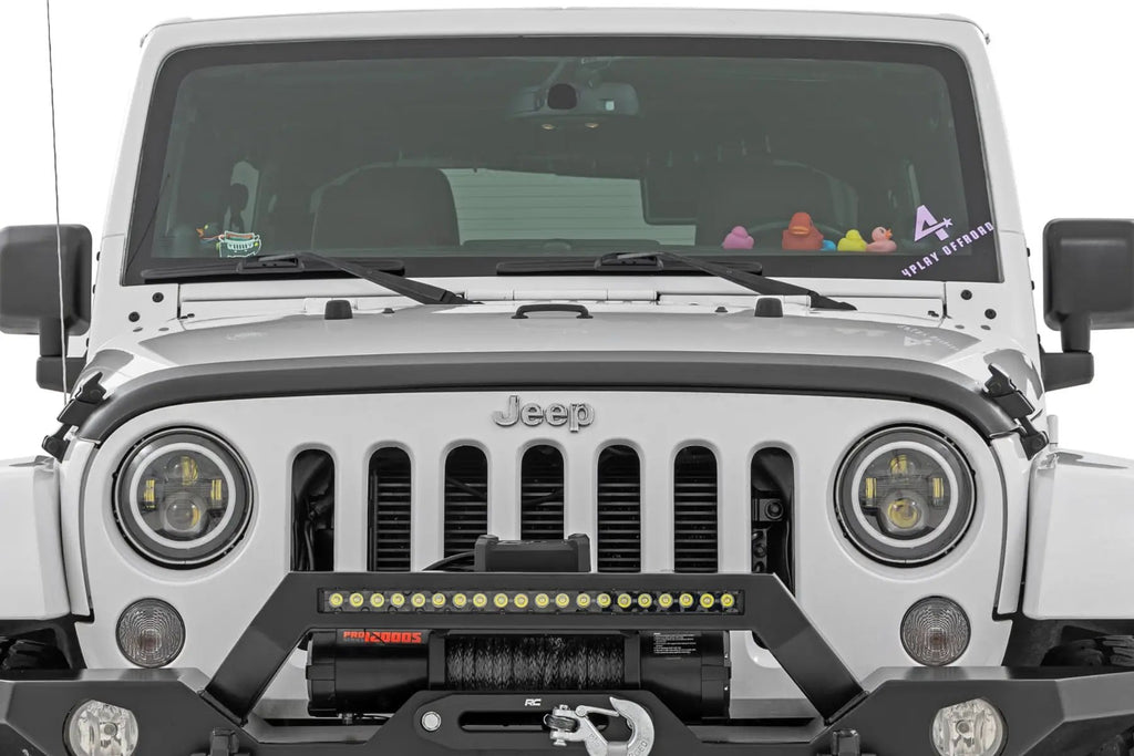 Hood Protector | Trail Cladding | Jeep Wrangler JK/Wrangler Unlimited (07-18) by Rough Country