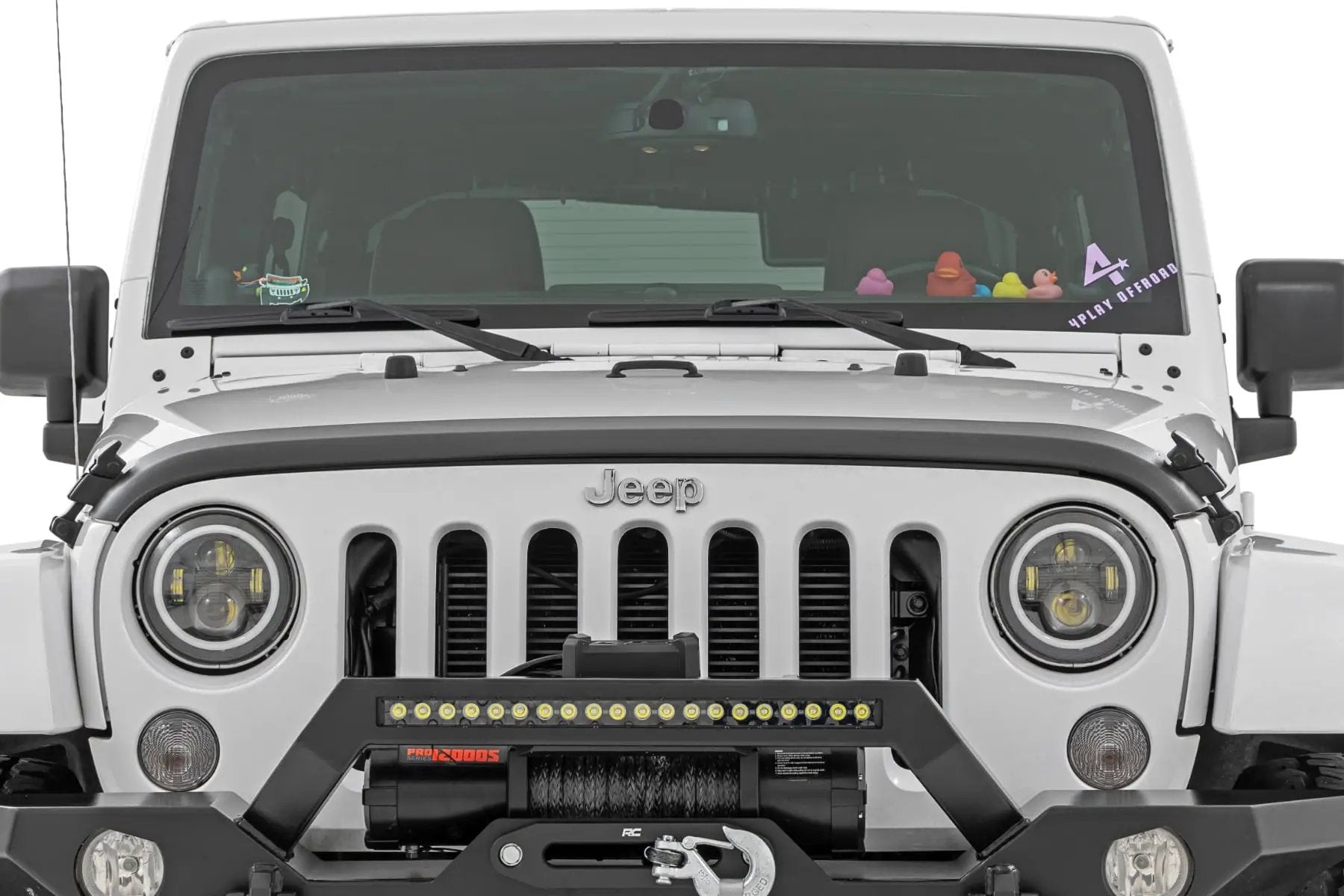 Hood Protector | Trail Cladding | Jeep Wrangler JK/Wrangler Unlimited (07-18) by Rough Country
