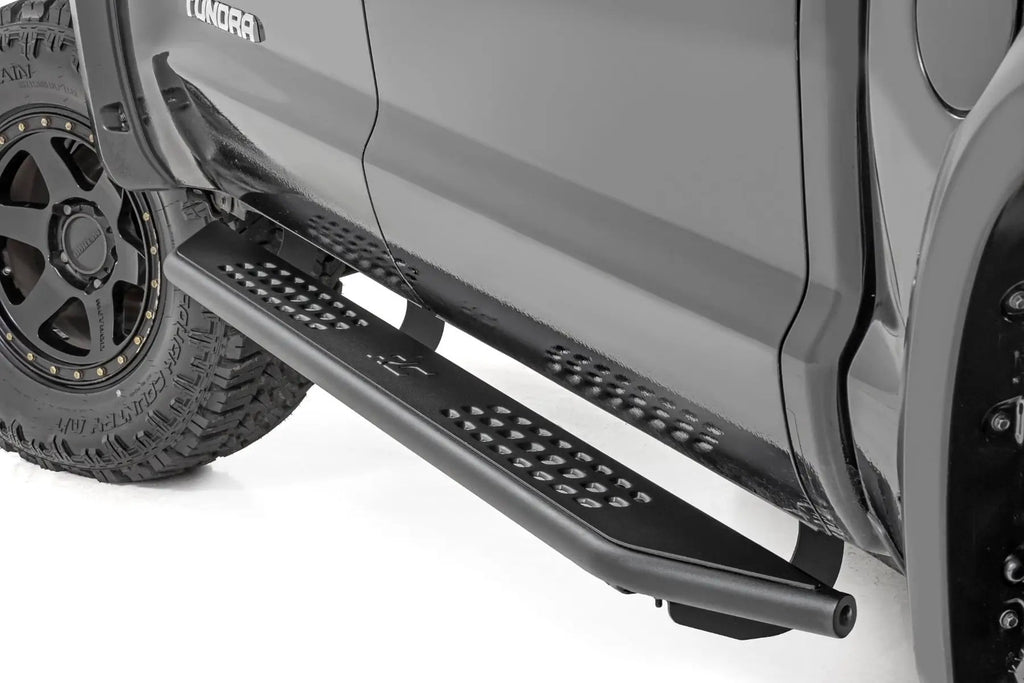 OV2 Running Boards | Side Step Bars | Crew Cab | Toyota Tundra 2WD/4WD (07-21) by Rough Country
