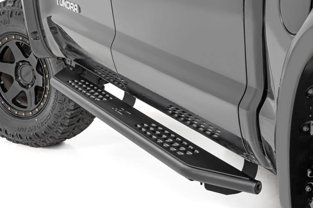 OV2 Running Boards | Side Step Bars | Crew Cab | Toyota Tundra 2WD/4WD (07-21) by Rough Country