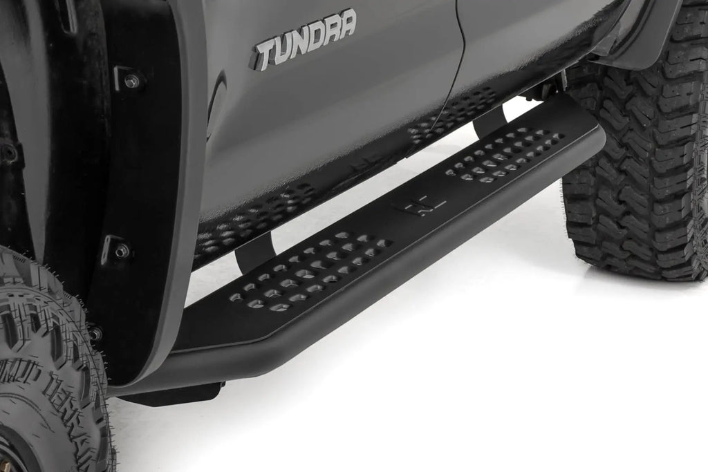 OV2 Running Boards | Side Step Bars | Crew Cab | Toyota Tundra 2WD/4WD (07-21) by Rough Country