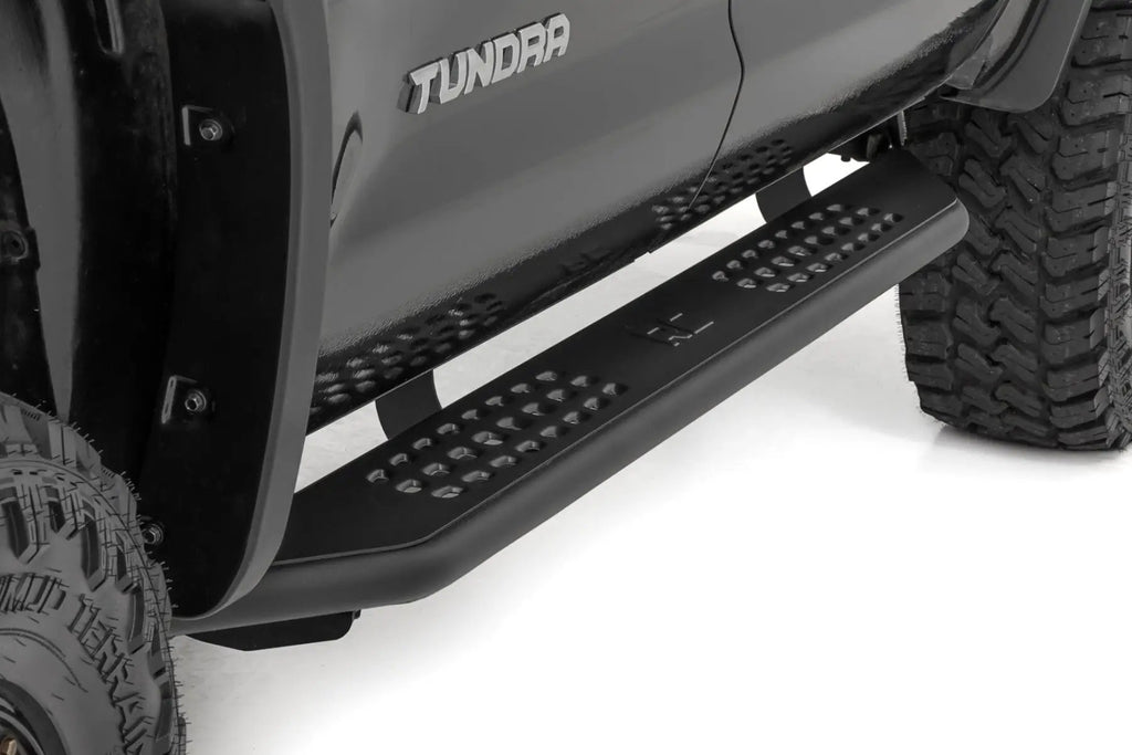 OV2 Running Boards | Side Step Bars | Crew Cab | Toyota Tundra 2WD/4WD (07-21) by Rough Country