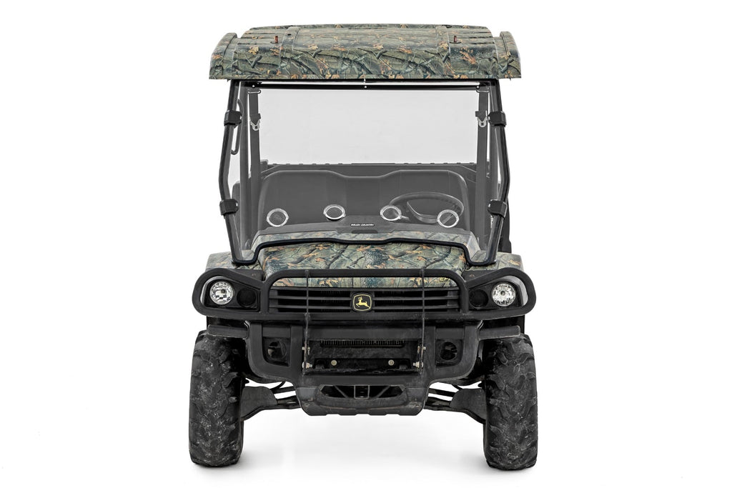 Vented Full Windshield | Scratch Resistant | John Deere Gator XUV 625/Gator XUV 850 by Rough Country