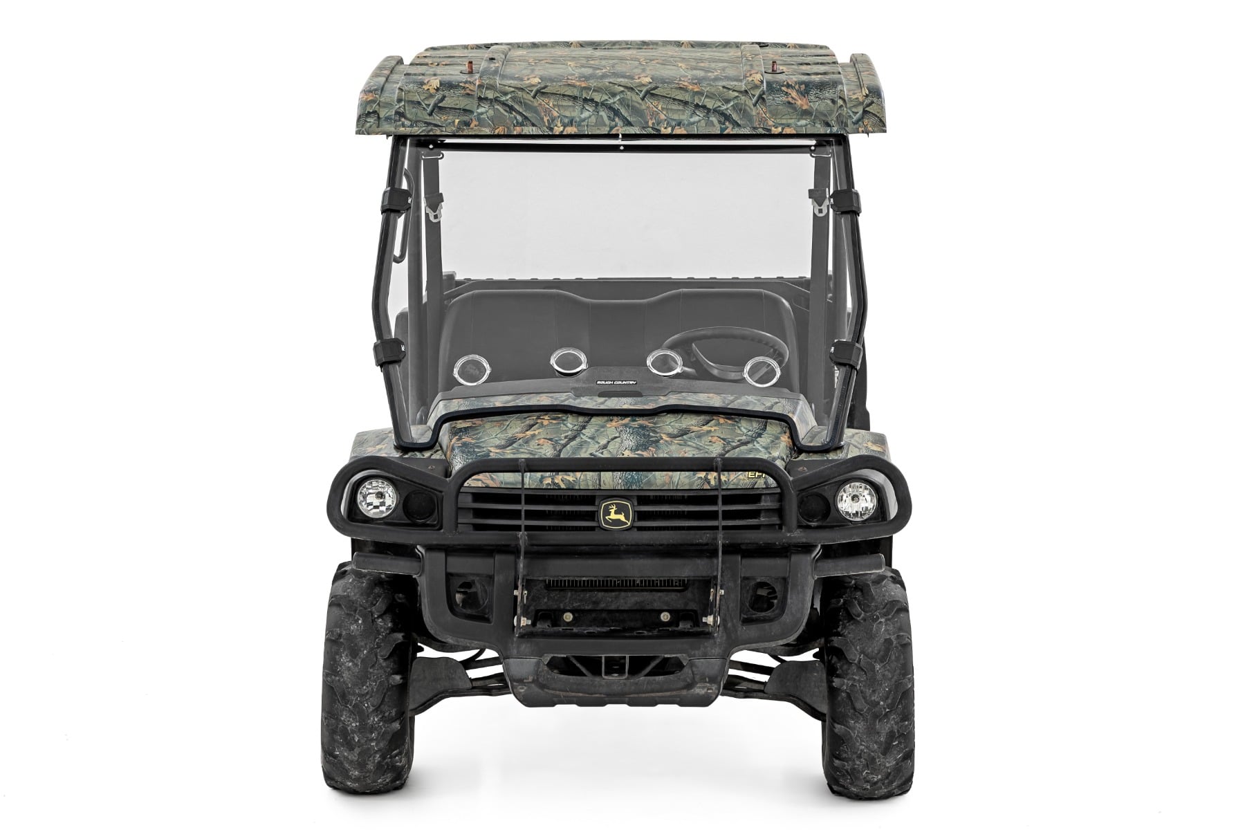 Vented Full Windshield | Scratch Resistant | John Deere Gator XUV 625/Gator XUV 850 by Rough Country