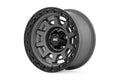 Rough Country 85 Series Wheel | One-Piece | Gunmetal Gray/Black | 15x8 | 5x4.5 | -19mm by Rough Country