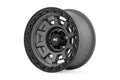 Rough Country 85 Series Wheel | One-Piece | Gunmetal Gray/Black | 15x8 | 5x5.5 | -19mm by Rough Country