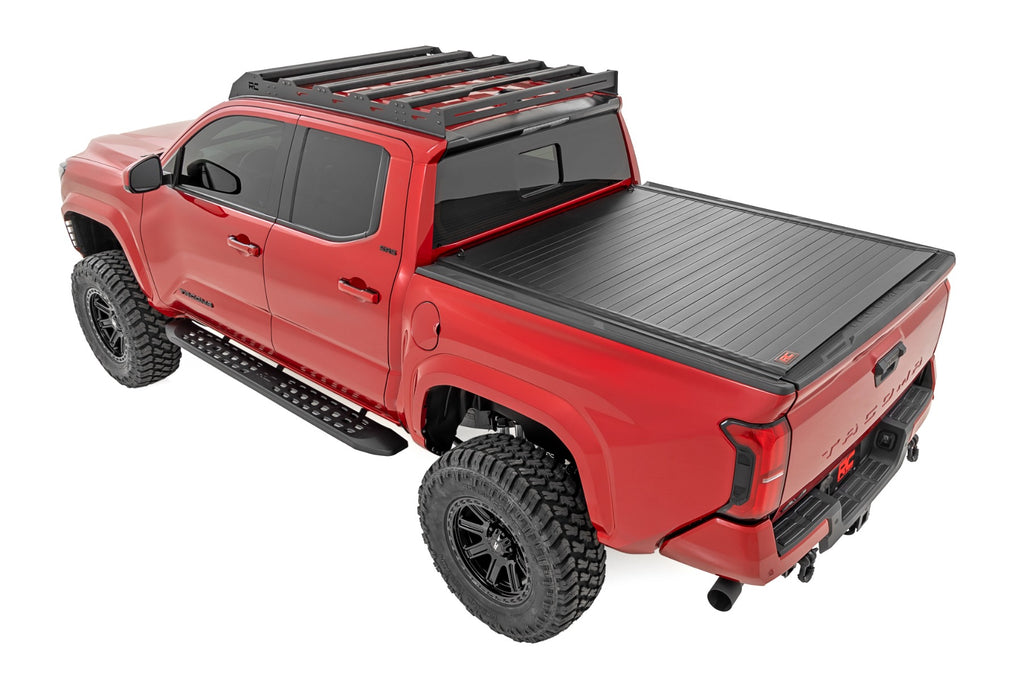 Hard Roll Up Bed Cover | 5' Bed | Toyota Tacoma 2WD/4WD (2024-2026) by Rough Country