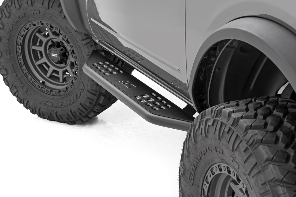 OV2 Running Boards | Side Step Bars | 2-Door | Ford Bronco (2 Door) (21-26) by Rough Country