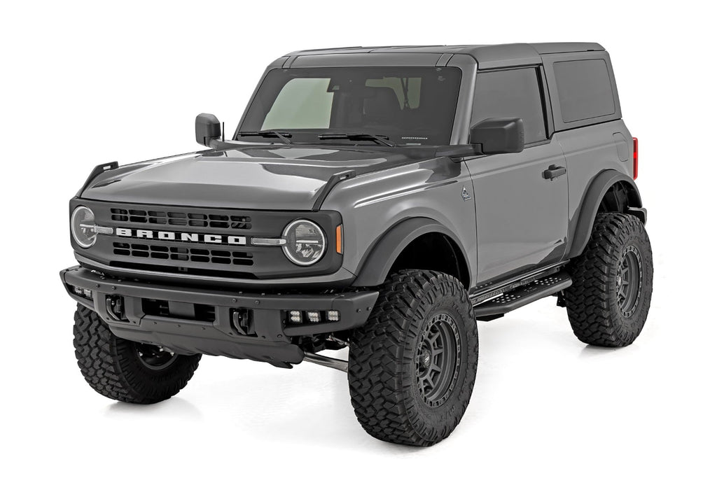 OV2 Running Boards | Side Step Bars | 2-Door | Ford Bronco (2 Door) (21-26) by Rough Country
