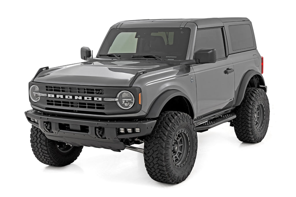 OV2 Running Boards | Side Step Bars | 2-Door | Ford Bronco (2 Door) (21-26) by Rough Country
