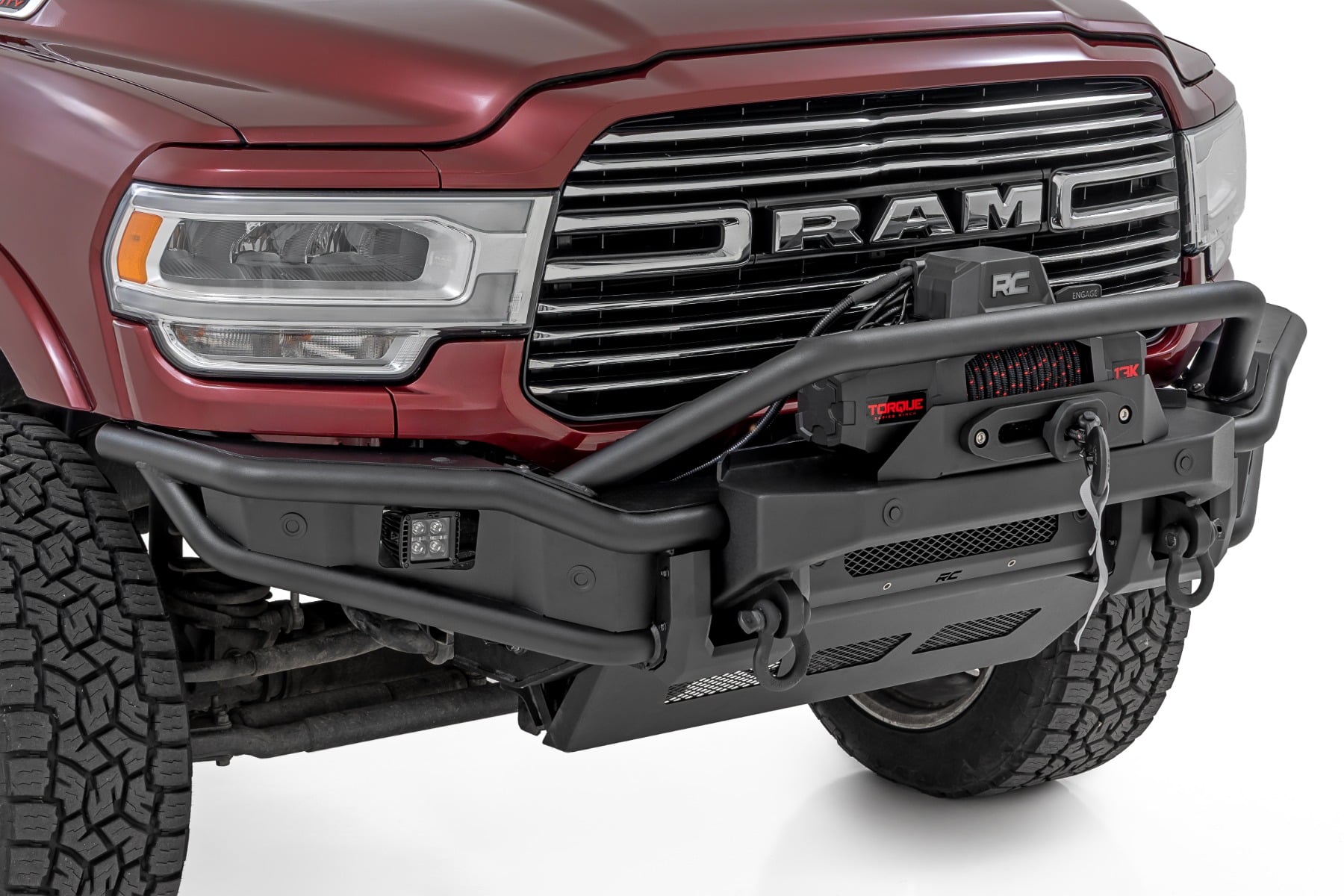 Front Bumper | Tubular |Winch Mount | Ram 2500/3500 2WD/4WD (2019-2026) by Rough Country