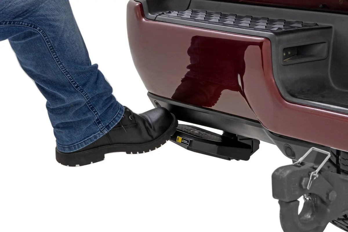 Retractable Bed Step | Manual Pull | Ram 2500/3500 2WD/4WD (2019-2026) by Rough Country