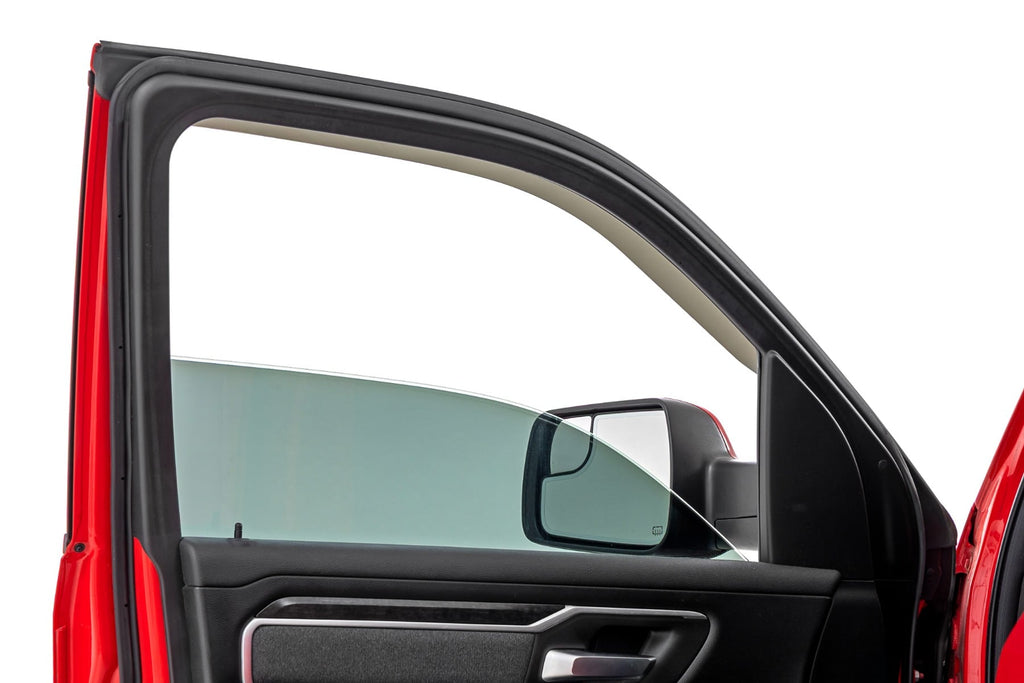 Side Window Deflectors | Tape On Rain Guard | Ram 1500 (19-26)/1500 TRX (21-24) by Rough Country