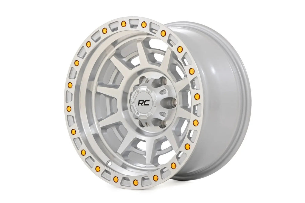 Rough Country 85 Series Wheel | Simulated Beadlock | Full Machine | 17x9 | 8x6.5 | +0 by Rough Country