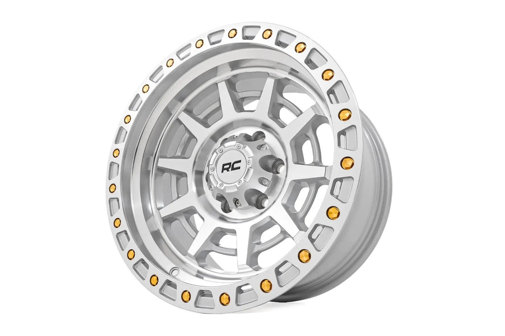 Rough Country 85 Series Wheel | Simulated Beadlock | Full Machine | 17x9 | 8x6.5 | +0 by Rough Country