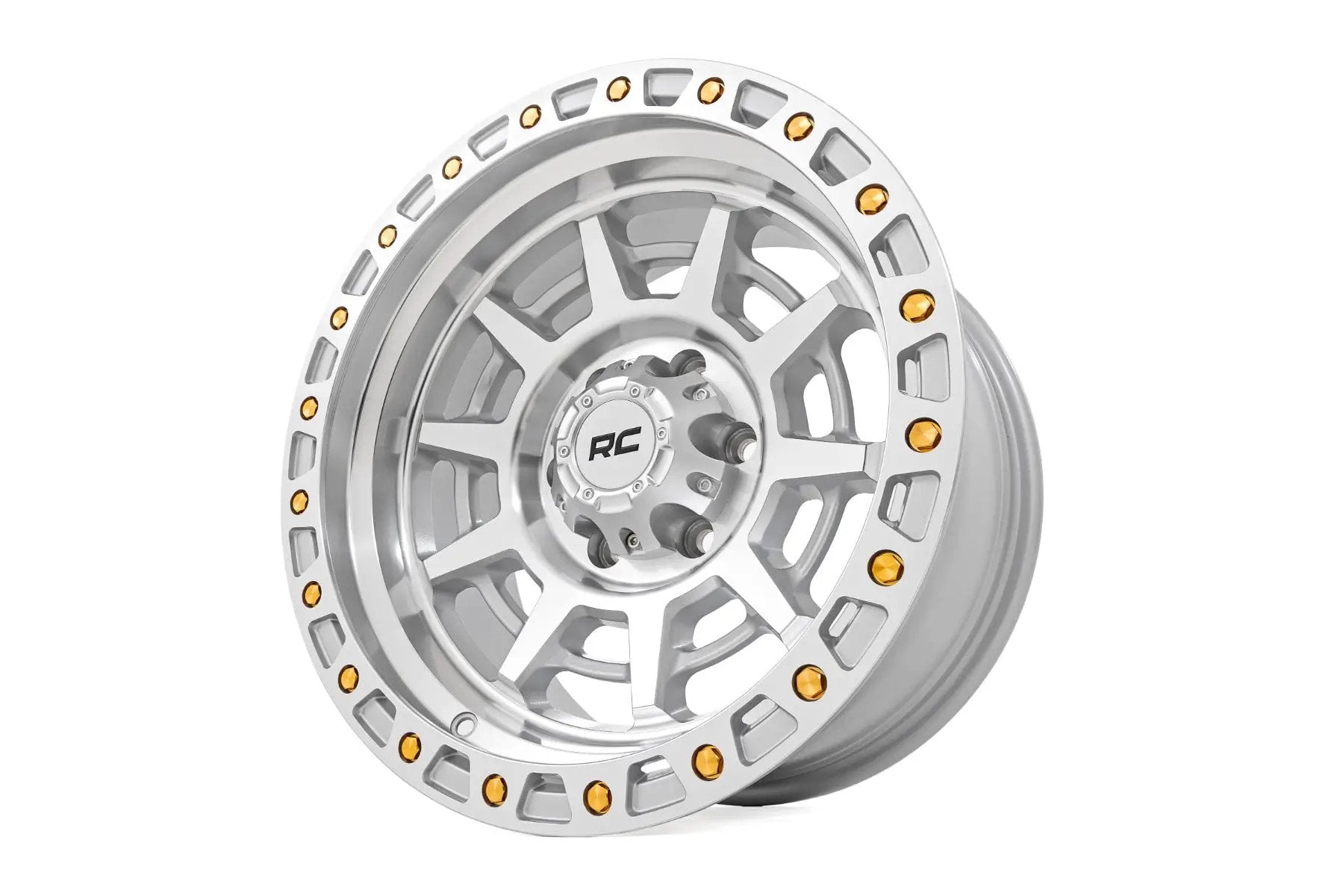 Rough Country 85 Series Wheel | Simulated Beadlock | Full Machine | 17x9 | 8x6.5 | +0 by Rough Country