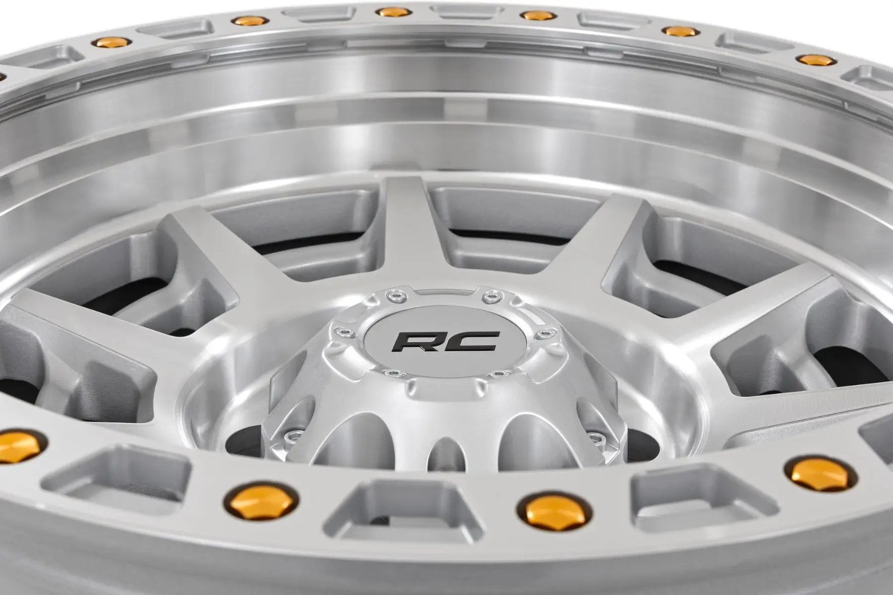 Rough Country 85 Series Wheel | Simulated Beadlock | Full Machine | 17x9 | 8x6.5 | +0 by Rough Country