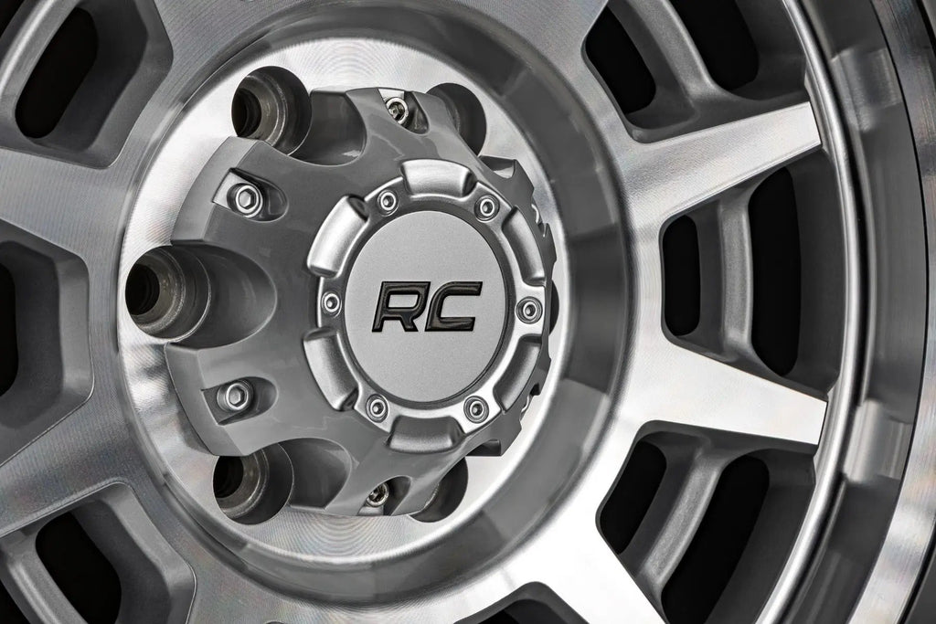Rough Country 85 Series Wheel | Simulated Beadlock | Full Machine | 17x9 | 8x6.5 | +0 by Rough Country