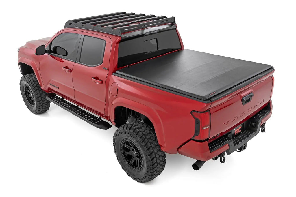 Soft Roll Up Bed Cover | 5' Bed | Toyota Tacoma 2WD/4WD (2024-2026) by Rough Country