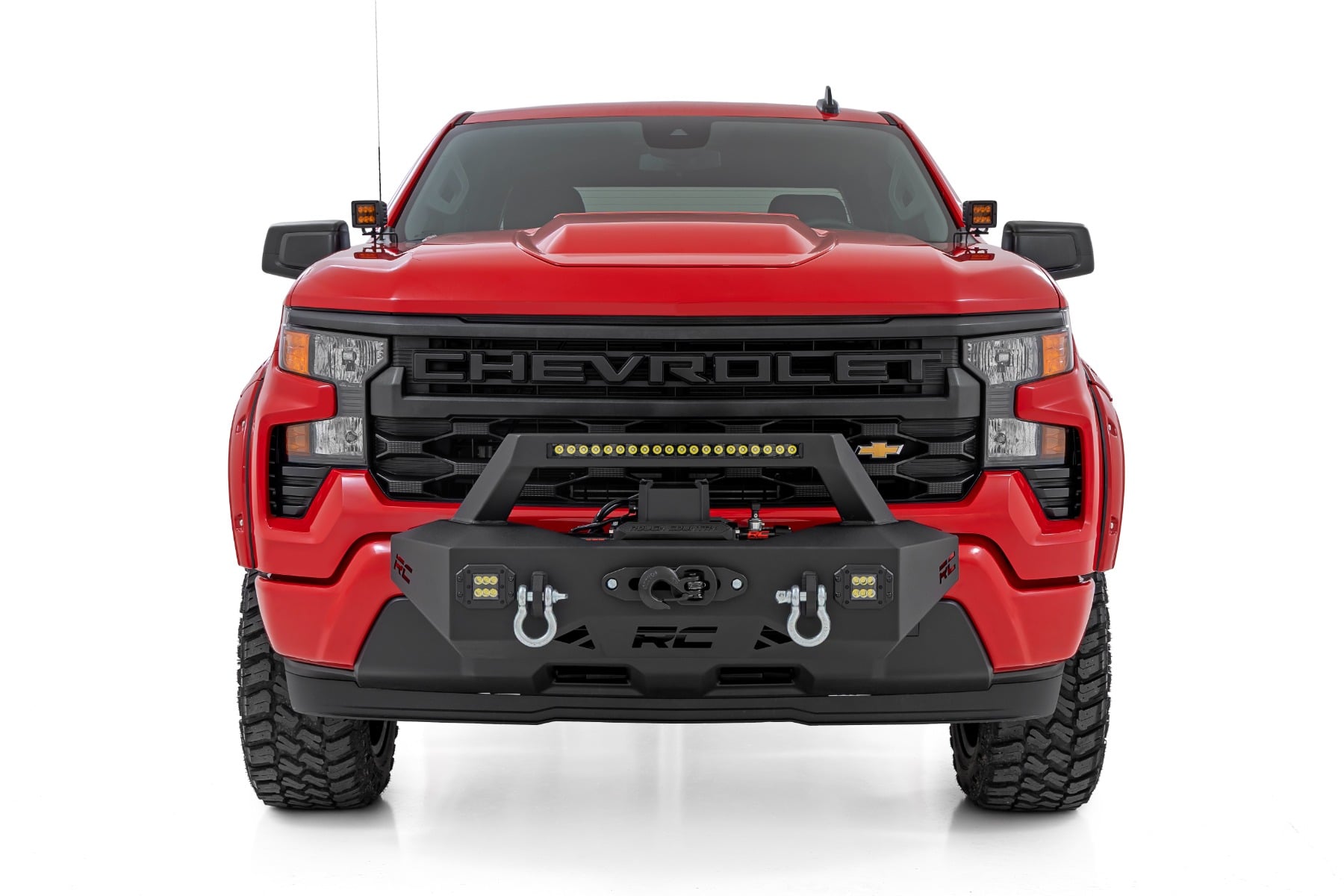 EXO Winch Mount Kit | Chevy Silverado 1500 2WD/4WD (2022-2026) by Rough Country