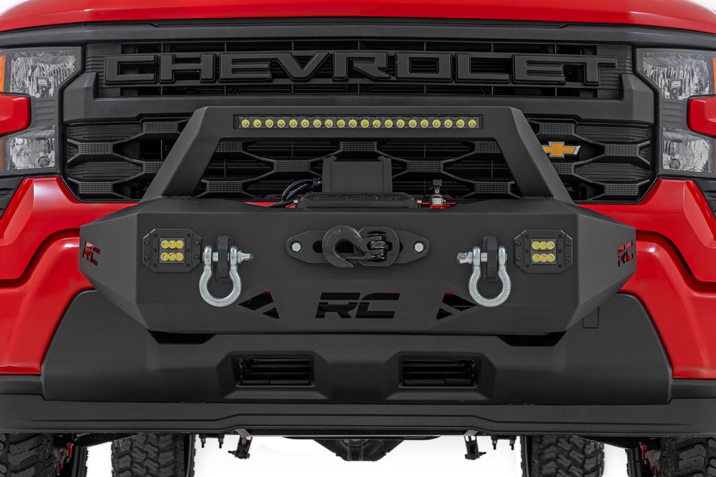 EXO Winch Mount Kit | Chevy Silverado 1500 2WD/4WD (2022-2026) by Rough Country