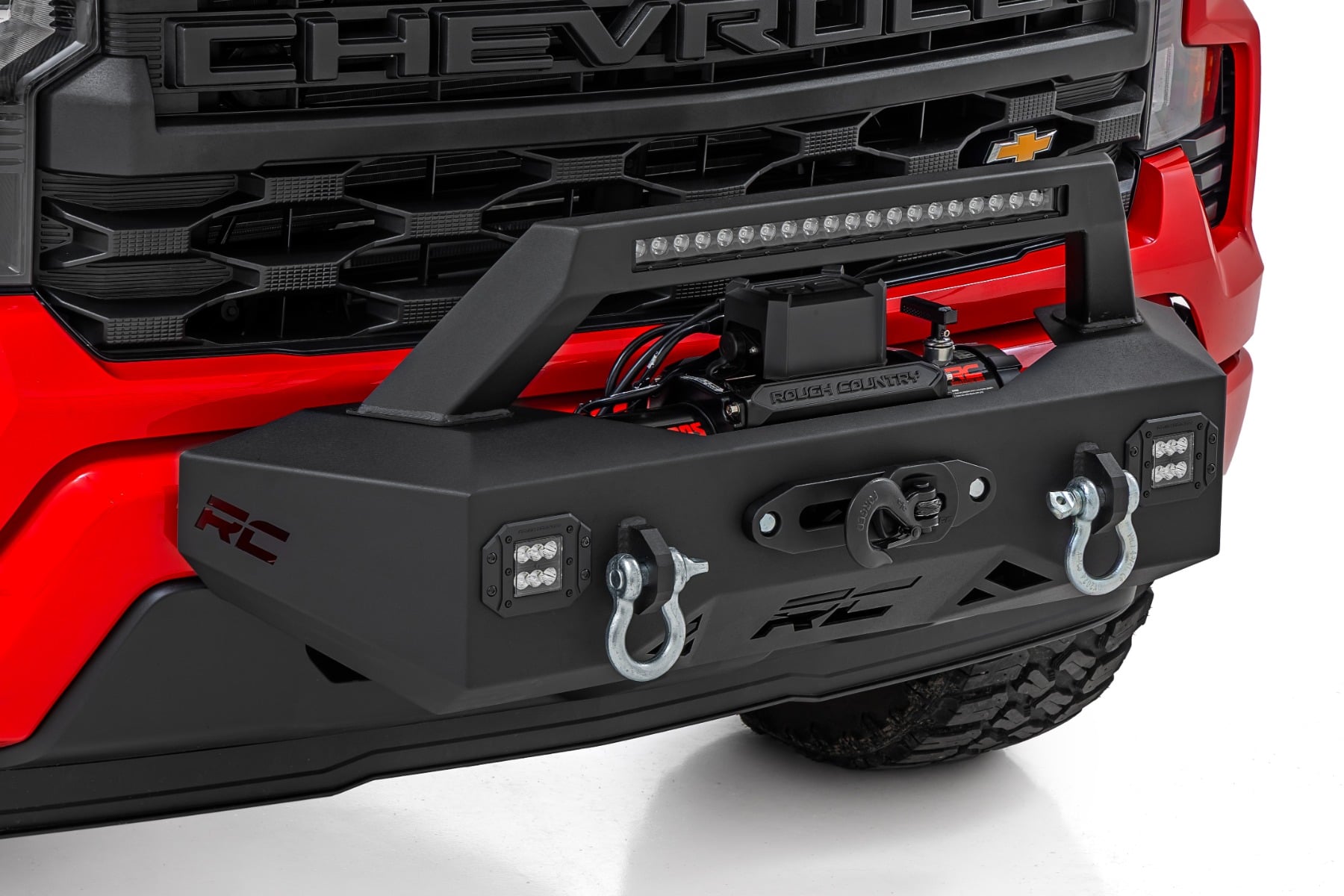 EXO Winch Mount Kit | Chevy Silverado 1500 2WD/4WD (2022-2026) by Rough Country