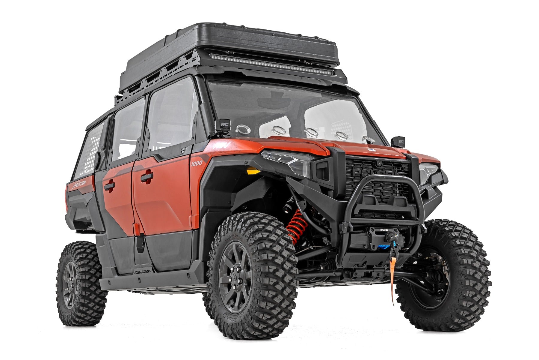 LED Light Kit | Front Mount | 2" Black Pair | Polaris XPEDITION XP by Rough Country