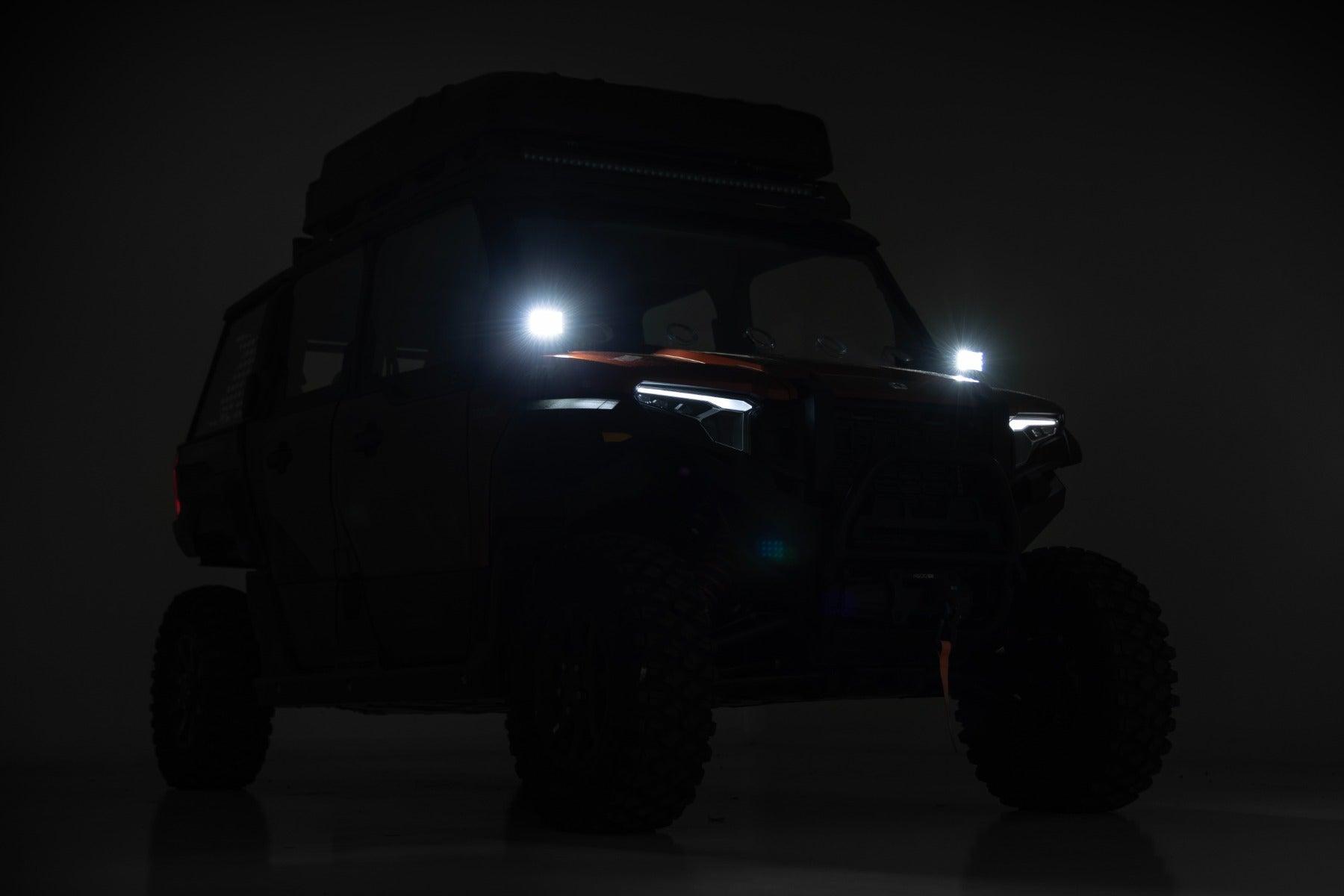 LED Light Kit | Front Mount | 3" Chrome Pair | Wide Angle | Polaris XPEDITION ADV 5 by Rough Country
