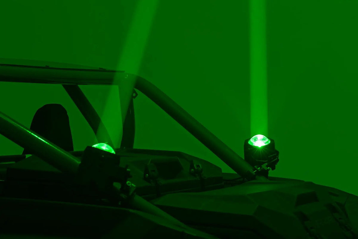 Laser Whip Light Kit | RGBW | 2400 Lumens | Pair by Rough Country