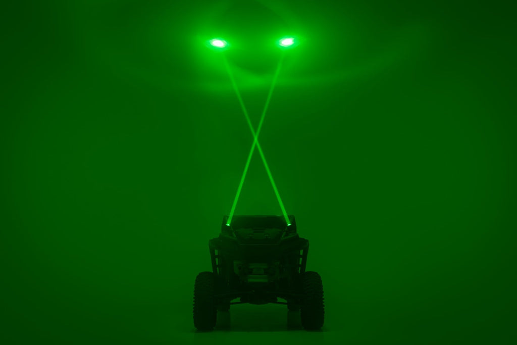 Laser Whip Light Kit | RGBW | 2400 Lumens | Pair by Rough Country