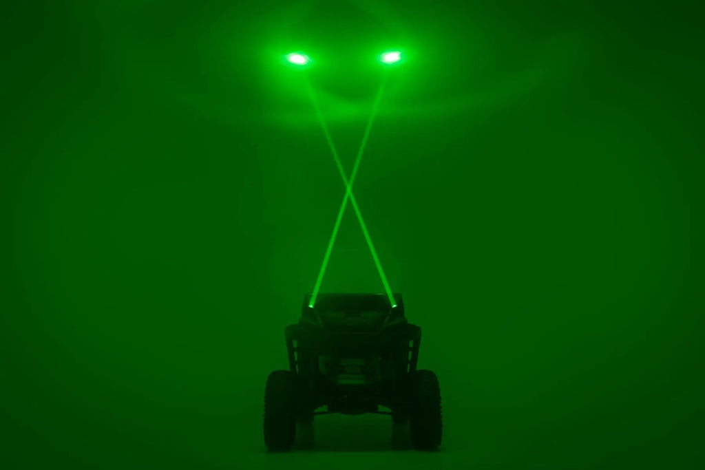 Laser Whip Light Kit | RGBW | 2400 Lumens | Pair by Rough Country