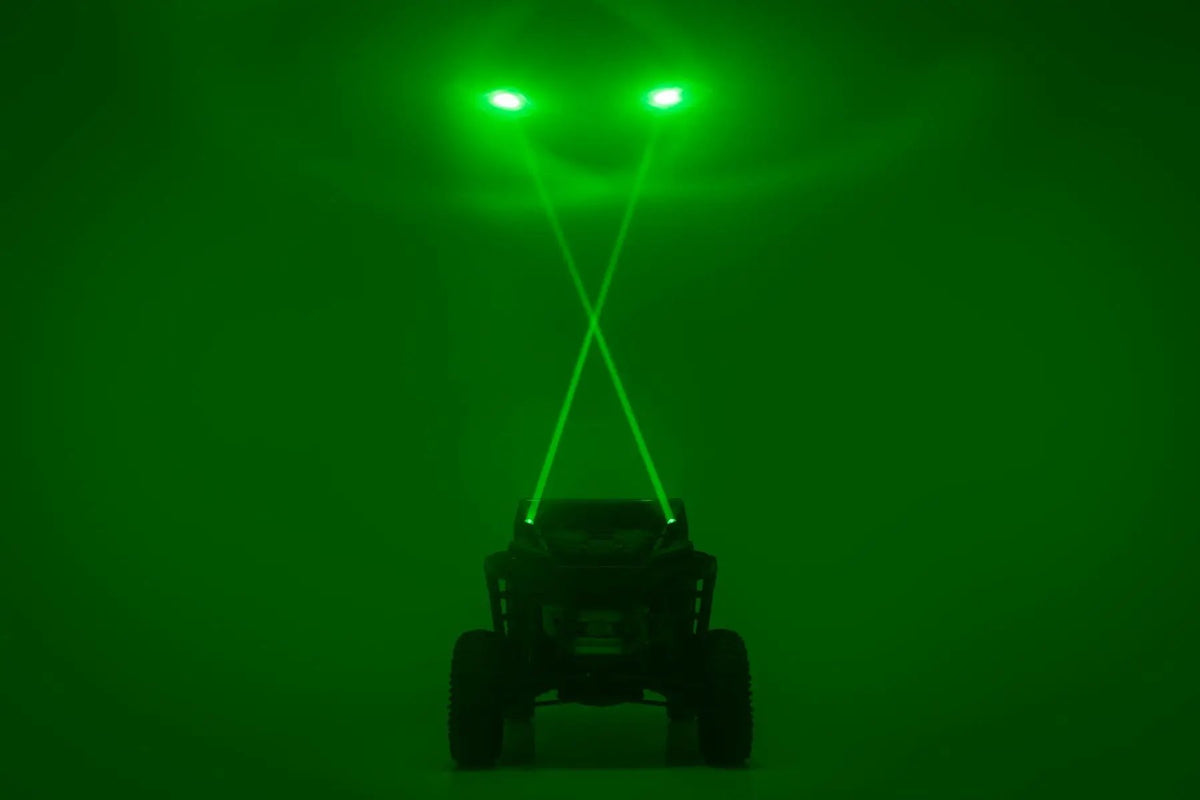 Laser Whip Light Kit | RGBW | 2400 Lumens | Pair by Rough Country
