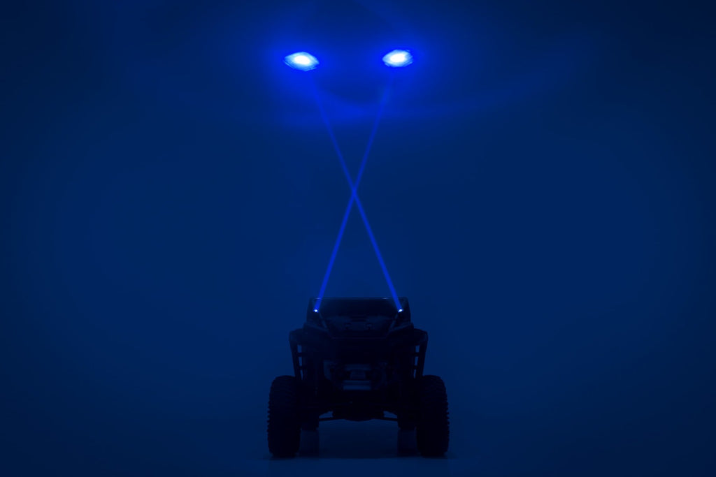 Laser Whip Light Kit | RGBW | 2400 Lumens | Pair by Rough Country
