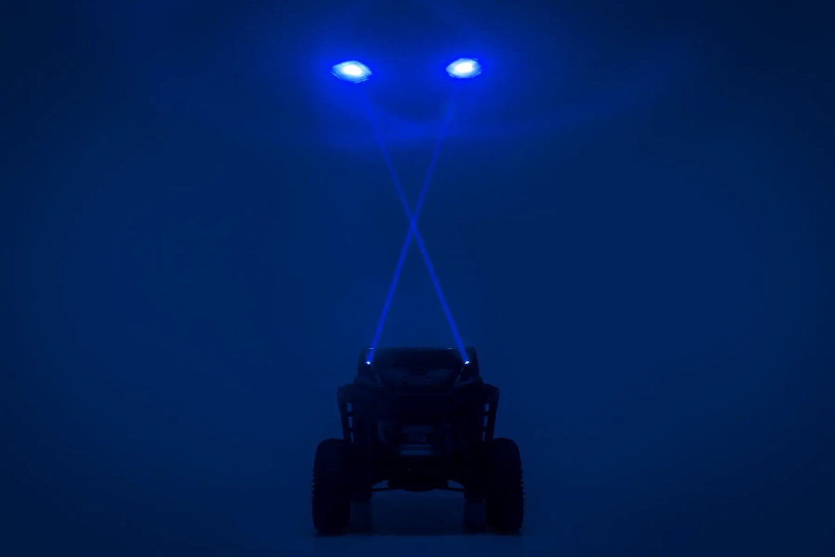 Laser Whip Light Kit | RGBW | 2400 Lumens | Pair by Rough Country