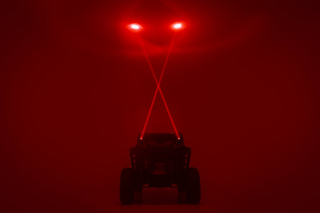 Laser Whip Light Kit | RGBW | 2400 Lumens | Pair by Rough Country