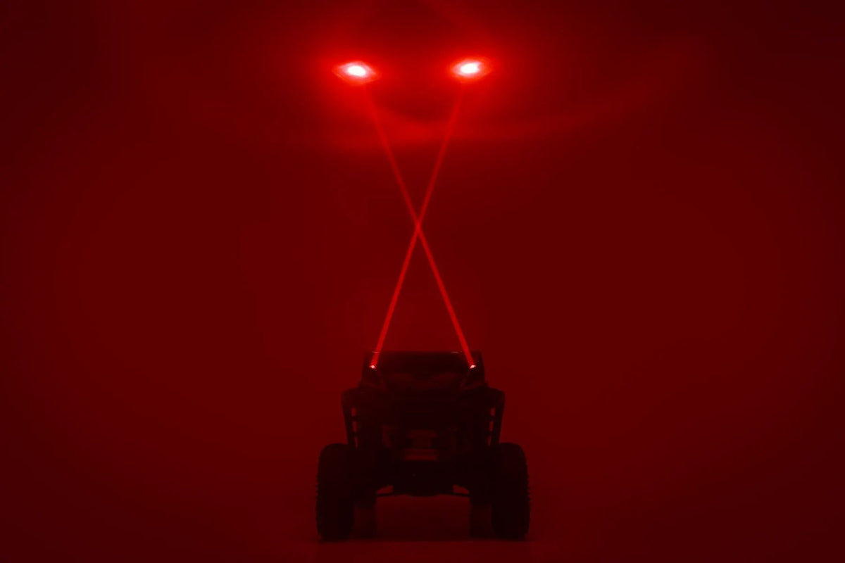 Laser Whip Light Kit | RGBW | 2400 Lumens | Pair by Rough Country