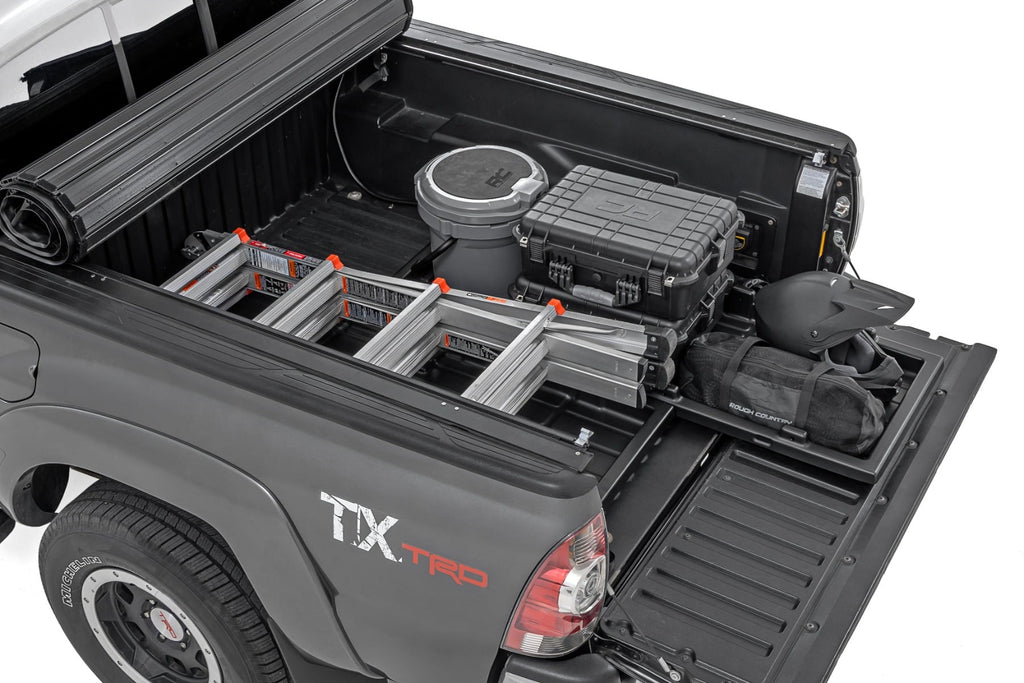 Truck Bed Cargo Storage Tray | Mid-Size Bed Storage Tray | Easy Access by Rough Country