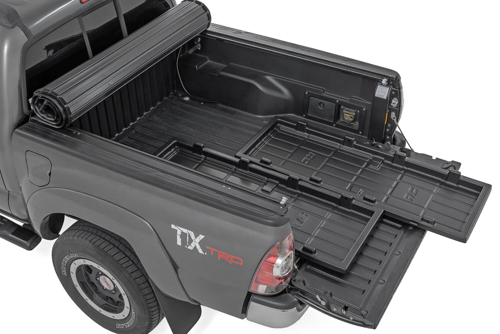 Truck Bed Cargo Storage Tray | Mid-Size Bed Storage Tray | Easy Access by Rough Country