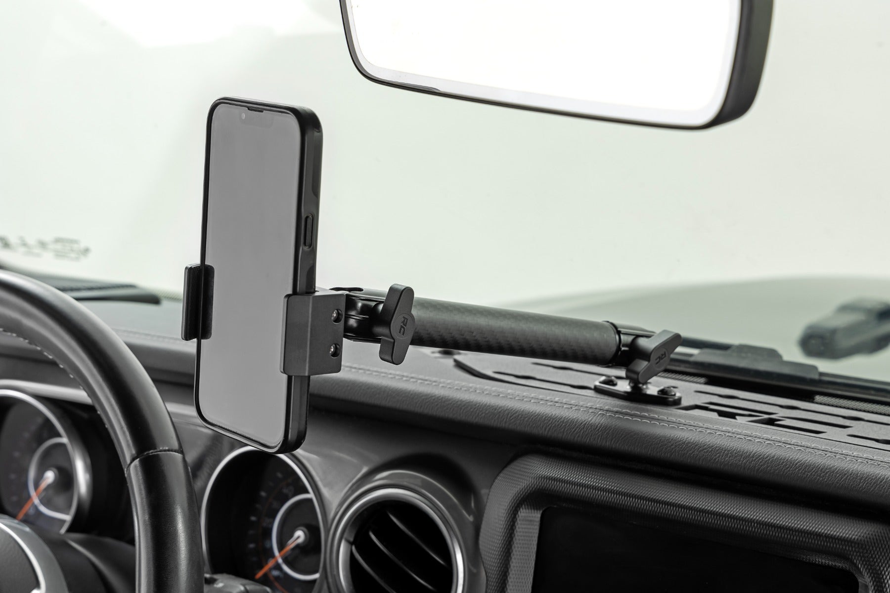 Dash Mount | 8" Mount Kit | Jeep Gladiator JT/Wrangler JL 4WD (2018-2026) by Rough Country