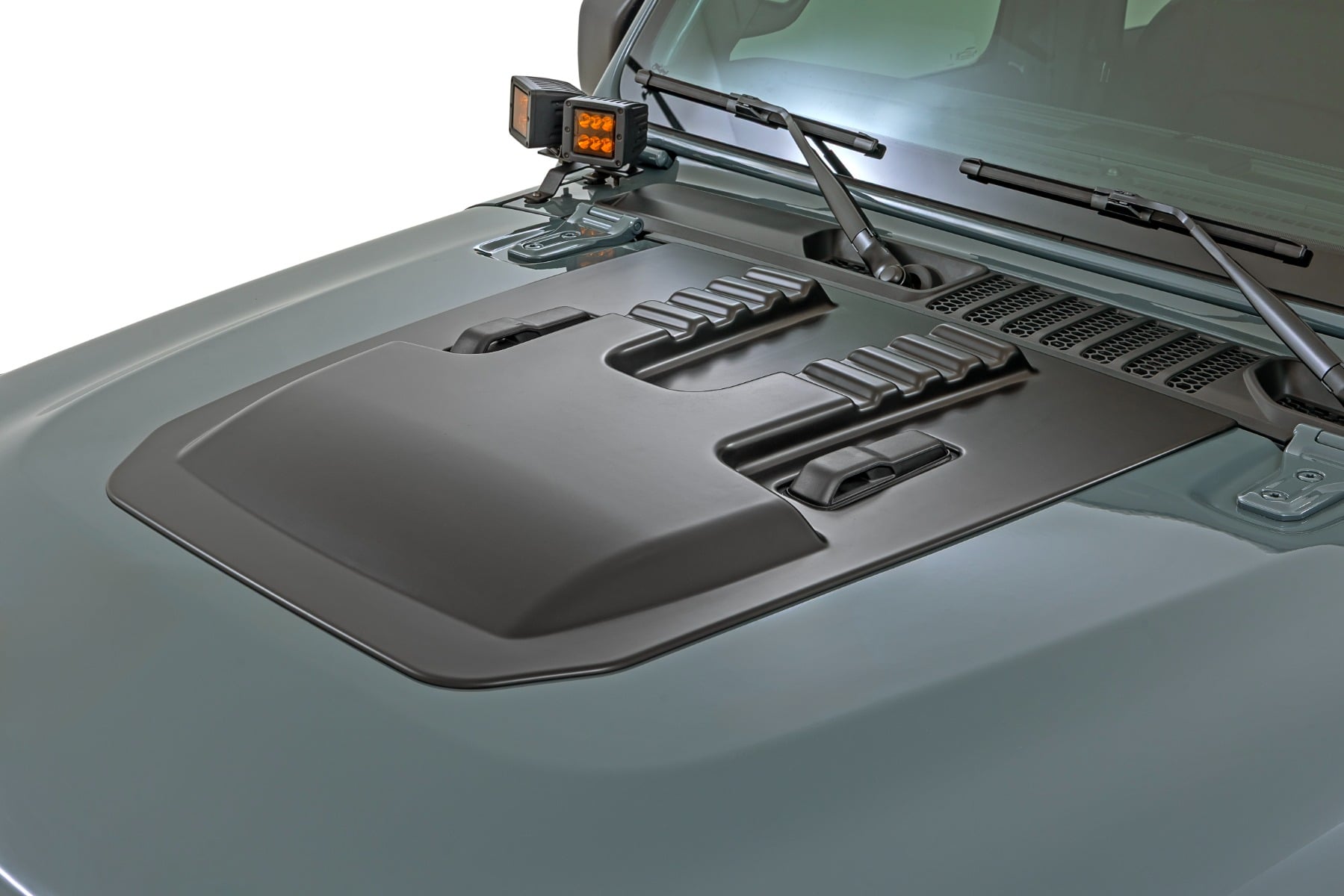 Hood Scoop | Jeep Gladiator JT/Wrangler JL 4WD (2018-2026) by Rough Country