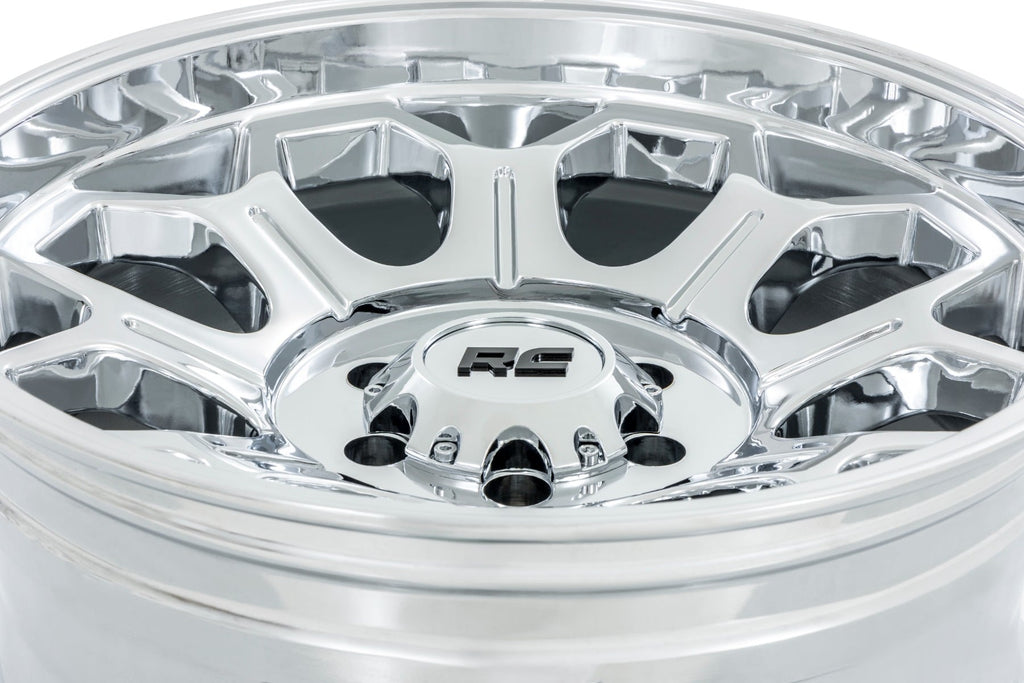 Rough Country 77 Series Wheel | One-Piece | Chrome | 20x10 | 6x135 | -25mm