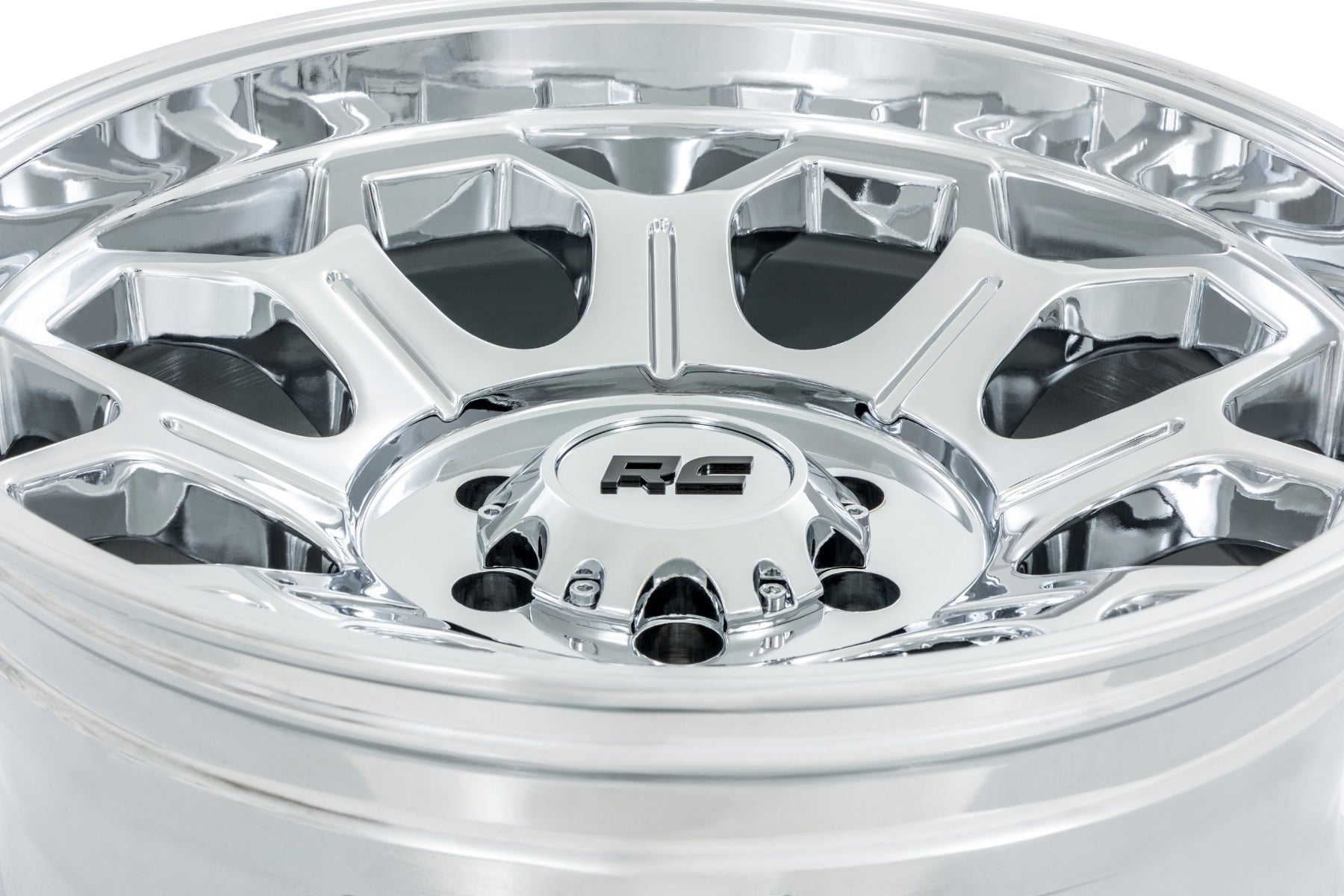 Rough Country 77 Series Wheel | One-Piece | Chrome | 20x10 | 6x135 | -25mm by Rough Country