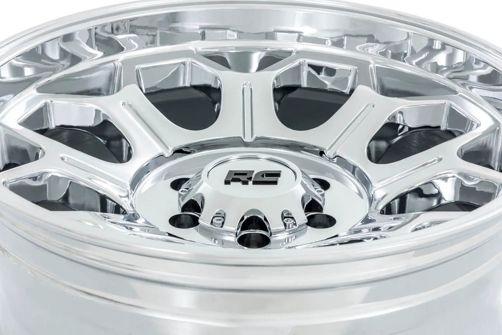 Rough Country 77 Series Wheel | One-Piece |Chrome | 22x12 | 8x6.5 | -44mm by Rough Country