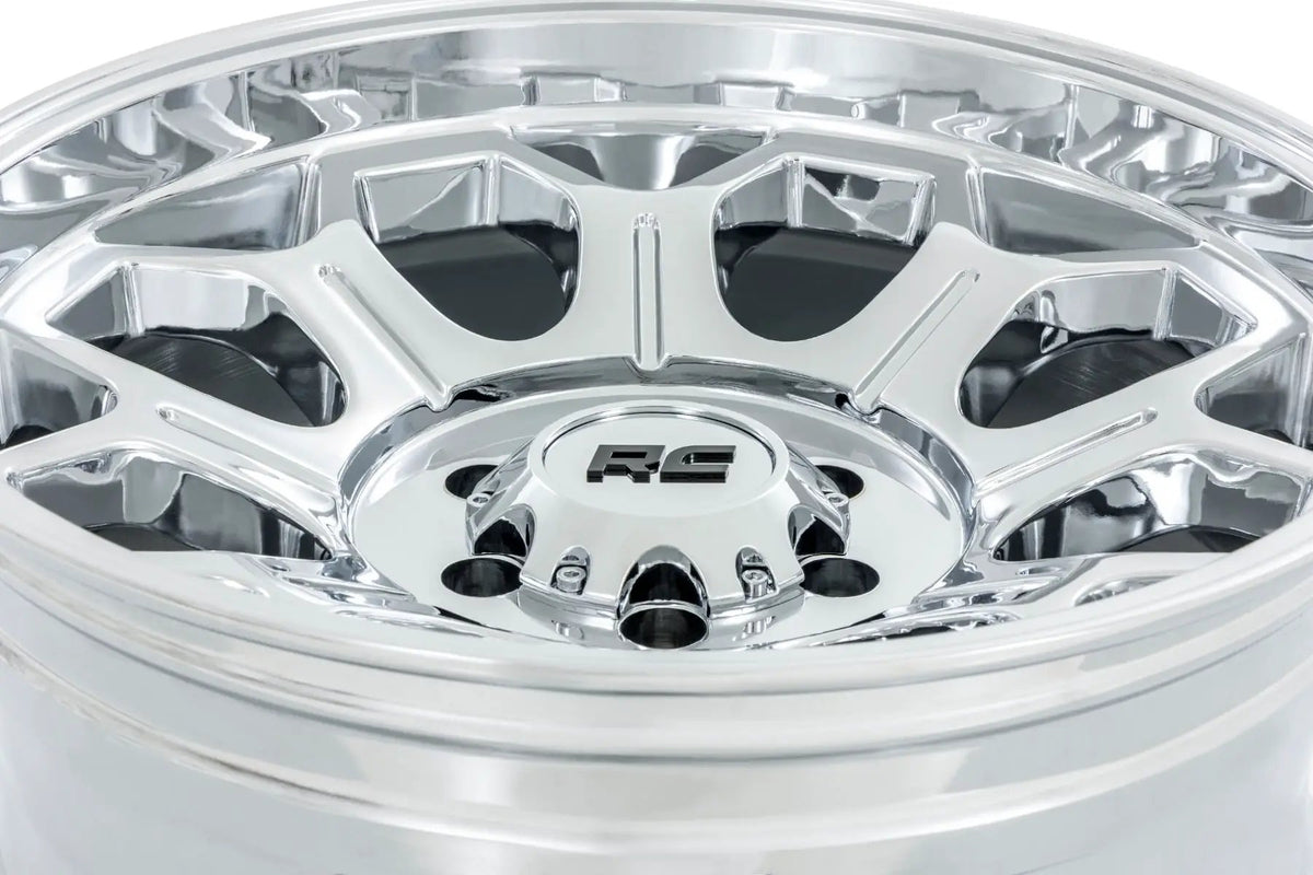 Rough Country 77 Series Wheel | One-Piece |Chrome | 22x12 | 8x6.5 | -44mm by Rough Country