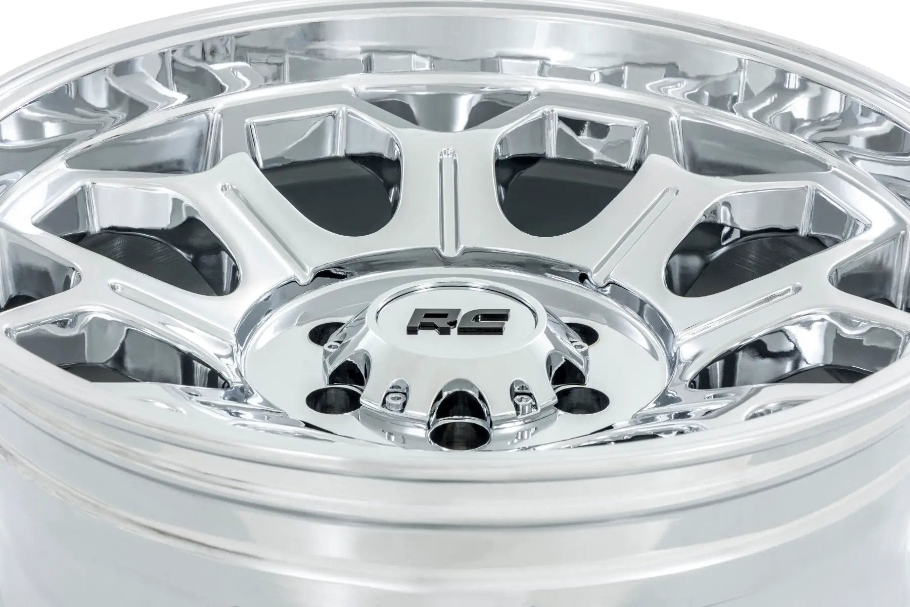 Rough Country 77 Series Wheel | One-Piece |Chrome | 22x12 | 8x180 | -44mm by Rough Country