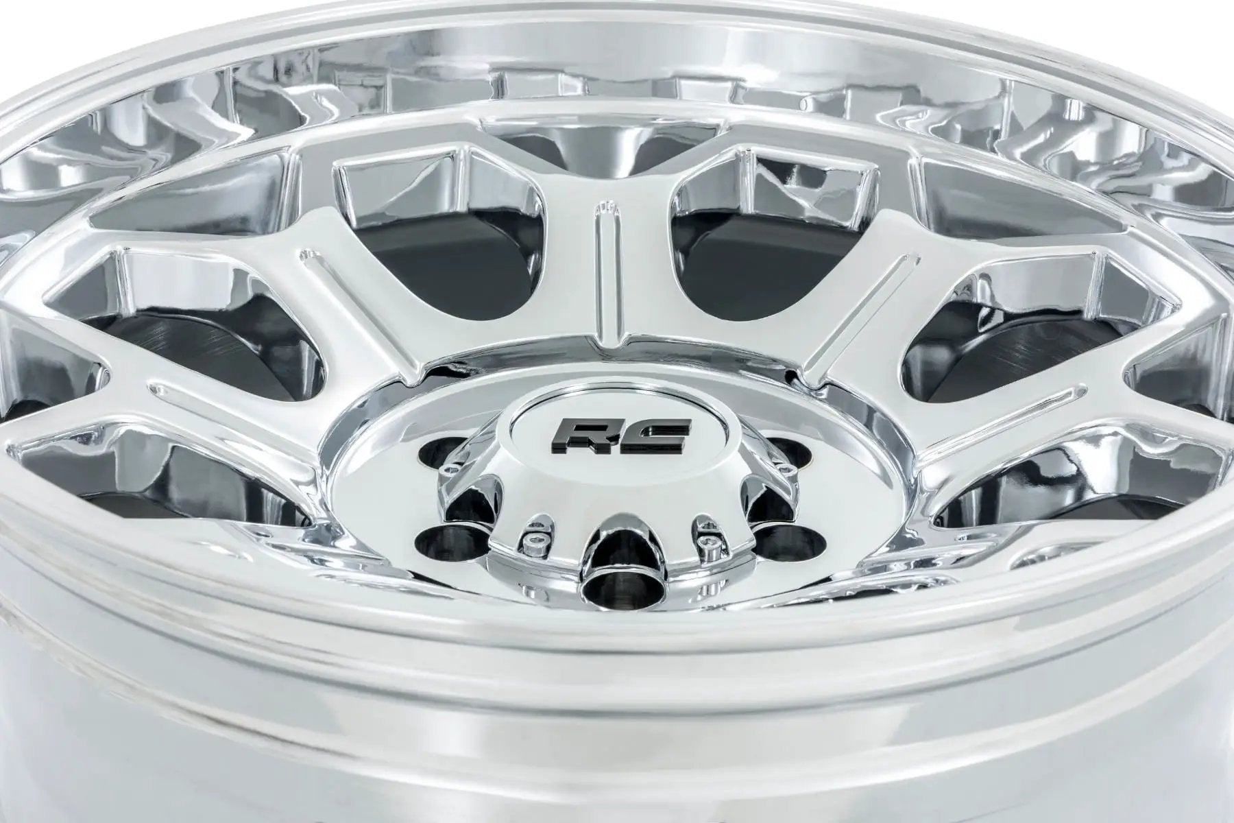 Rough Country 77 Series Wheel | One-Piece |Chrome | 22x12 | 8x180 | -44mm