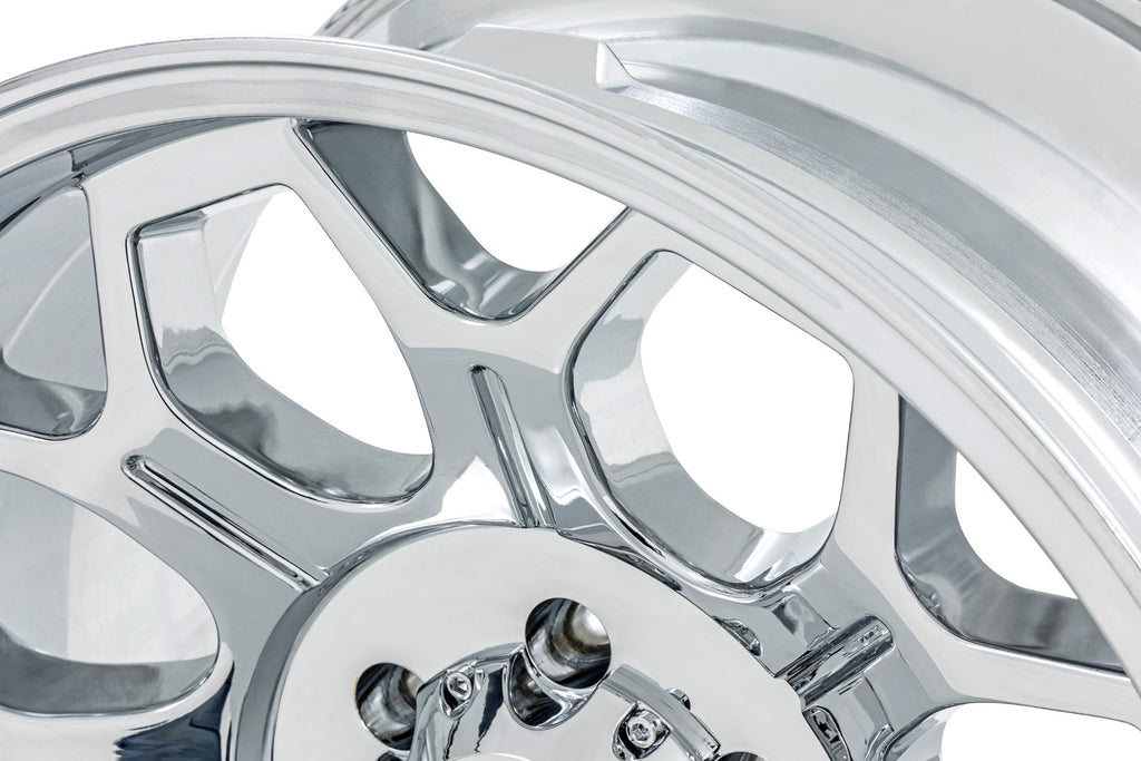 Rough Country 77 Series Wheel | One-Piece | Chrome | 20x9 | 6x5.5 | -12mm by Rough Country