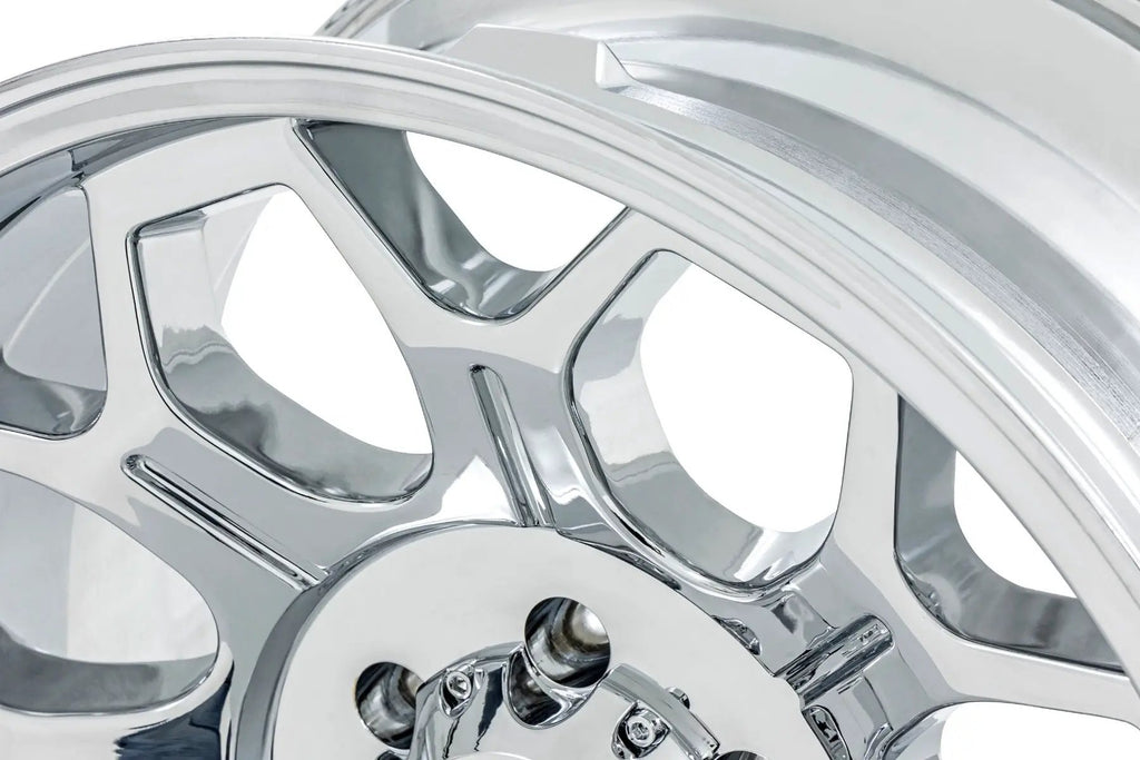 Rough Country 77 Series Wheel | One-Piece | Chrome | 20x9 | 6x135 | +18mm by Rough Country