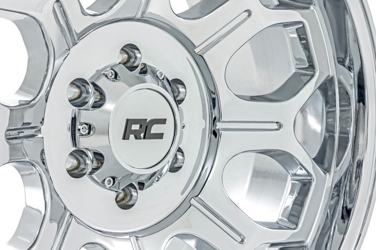 Rough Country 77 Series Wheel | One-Piece | Chrome | 20x10 | 6x135 | -25mm
