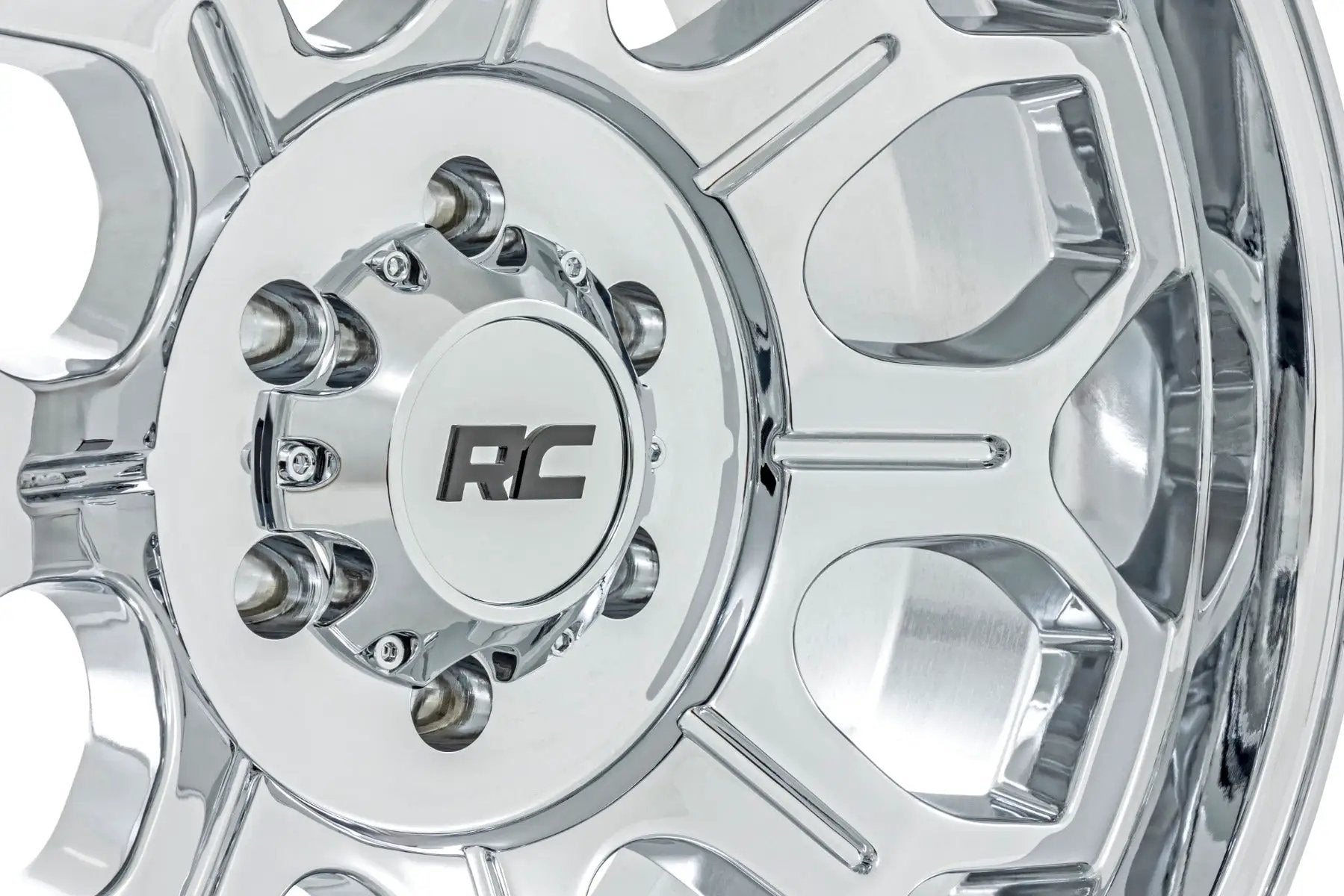 Rough Country 77 Series Wheel | One-Piece |Chrome | 22x12 | 6x135 | -44mm by Rough Country